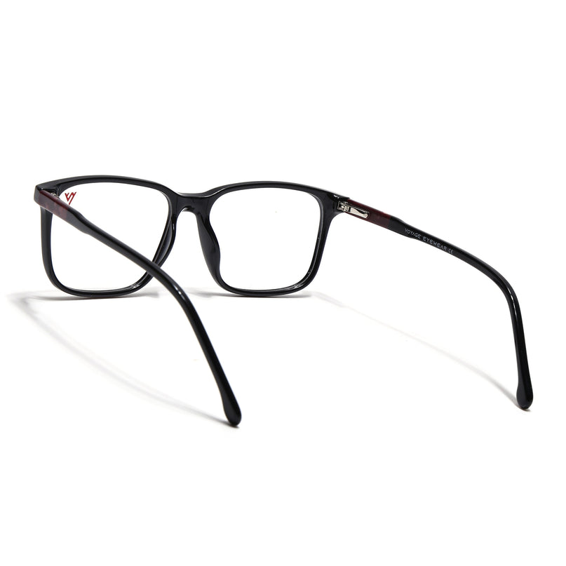 Voyage Shine Black Square Eyeglasses for Men & Women - MG4772-C1