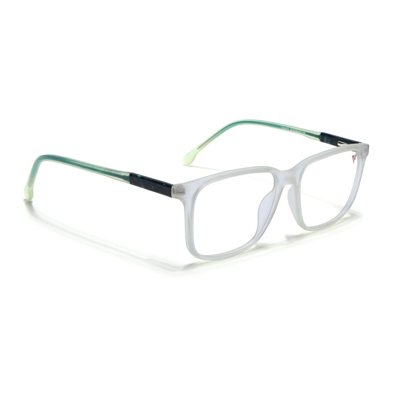 Voyage Transparent Yellow Square Eyeglasses for Men & Women - MG4775-C4