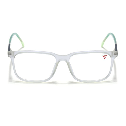 Voyage Transparent Yellow Square Eyeglasses for Men & Women - MG4775-C4