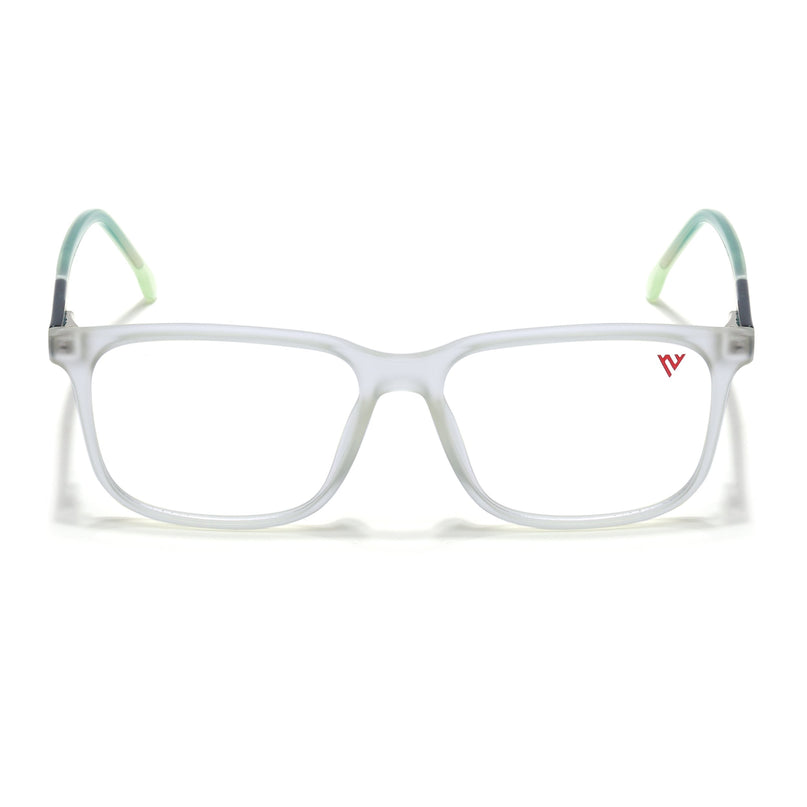 Voyage Transparent Yellow Square Eyeglasses for Men & Women - MG4775-C4