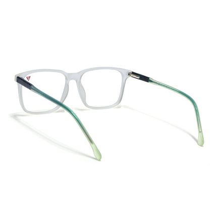Voyage Transparent Yellow Square Eyeglasses for Men & Women - MG4775-C4
