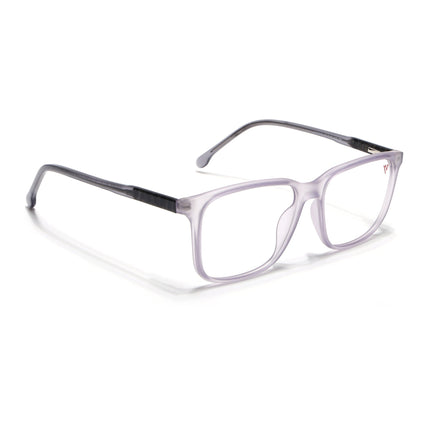 Voyage Transparent Purple Square Eyeglasses for Men & Women - MG4777-C6