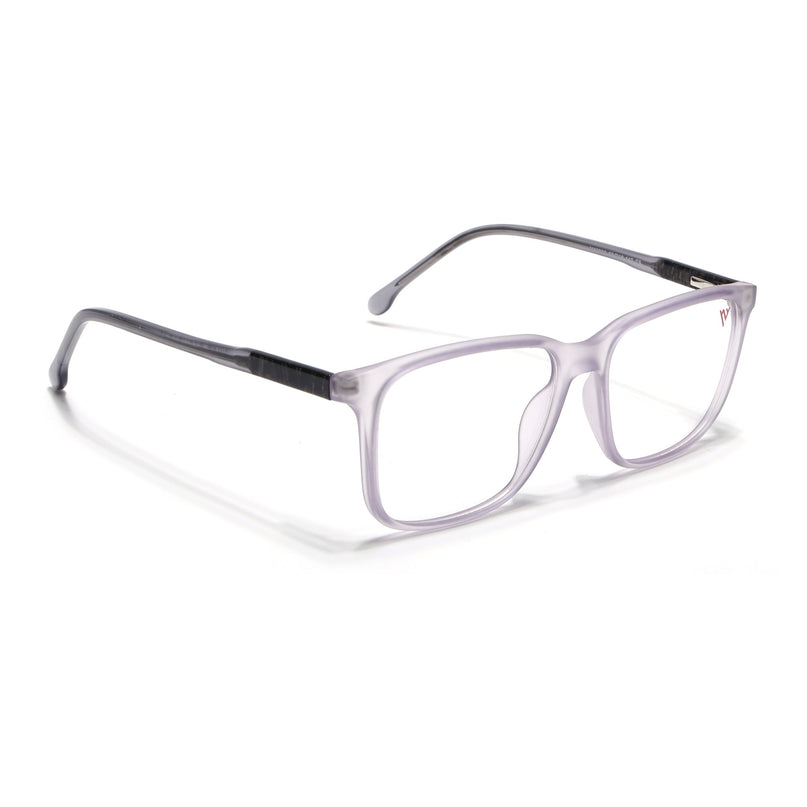 Voyage Transparent Purple Square Eyeglasses for Men & Women - MG4777-C6