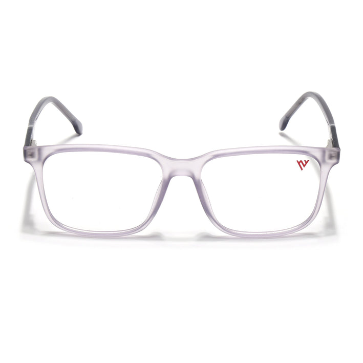 Voyage Transparent Purple Square Eyeglasses for Men & Women - MG4777-C6