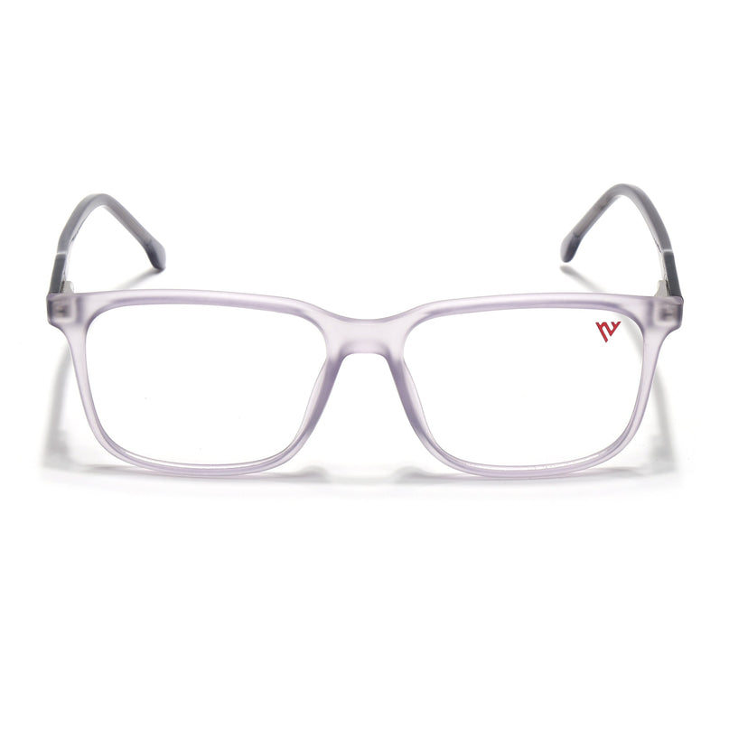 Voyage Transparent Purple Square Eyeglasses for Men & Women - MG4777-C6