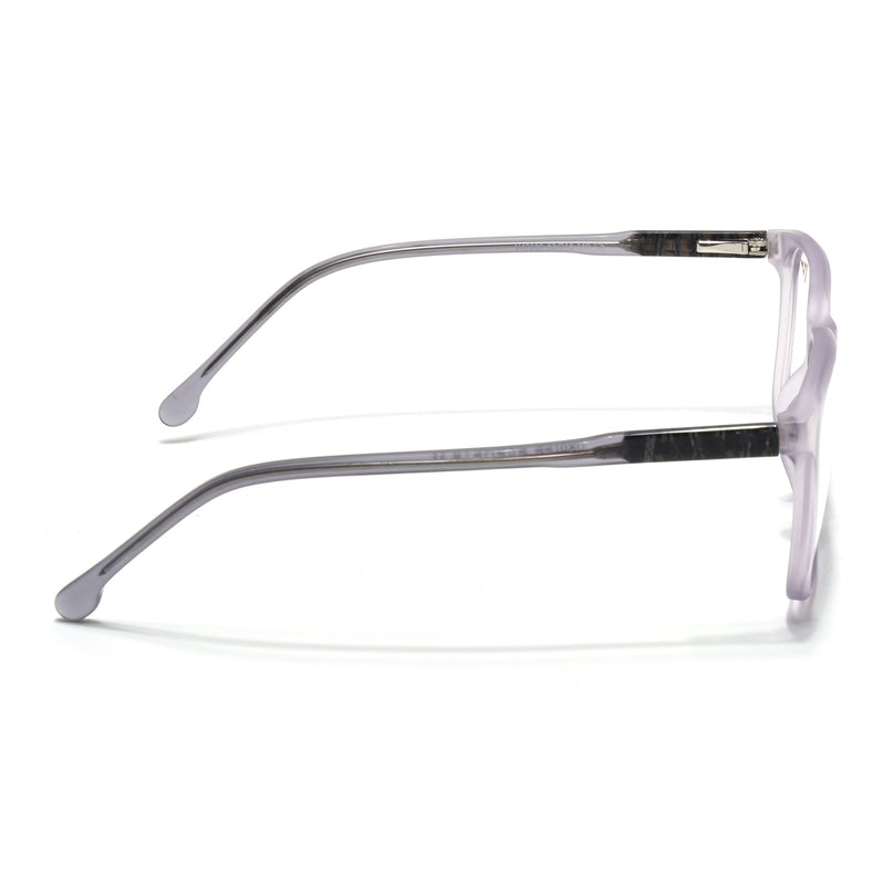 Voyage Transparent Purple Square Eyeglasses for Men & Women - MG4777-C6