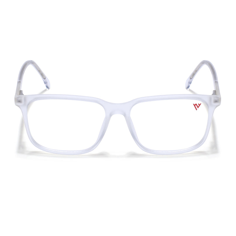 Voyage Transparent Square Eyeglasses for Men & Women - MG4778-C7