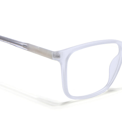 Voyage Transparent Square Eyeglasses for Men & Women - MG4778-C7