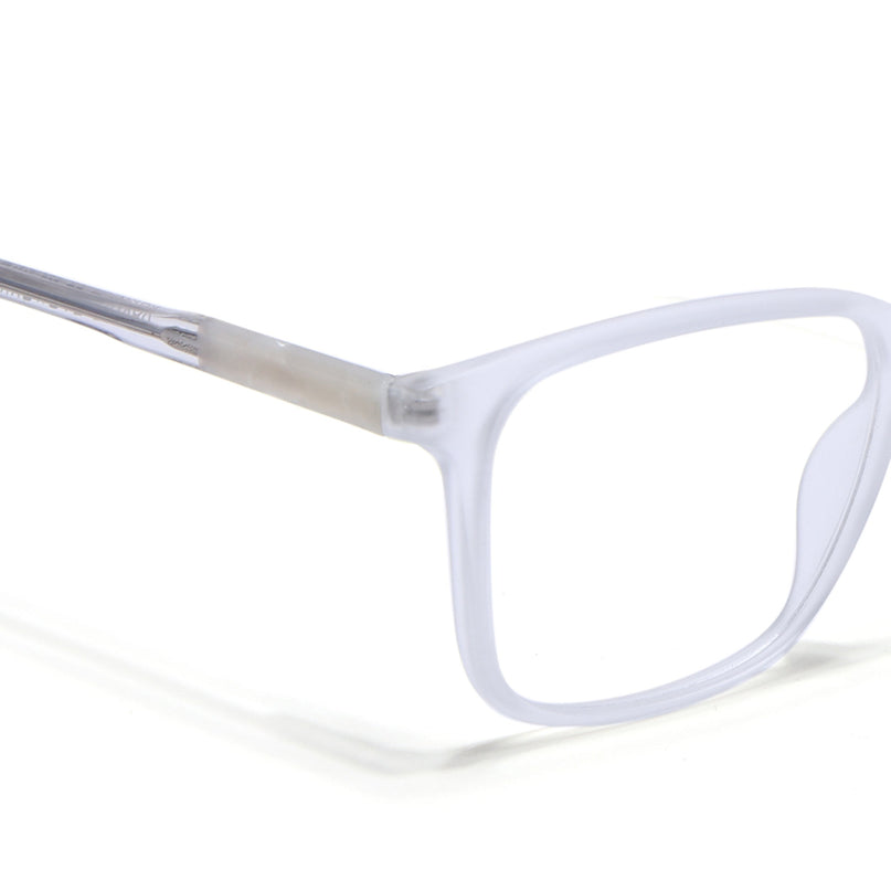 Voyage Transparent Square Eyeglasses for Men & Women - MG4778-C7