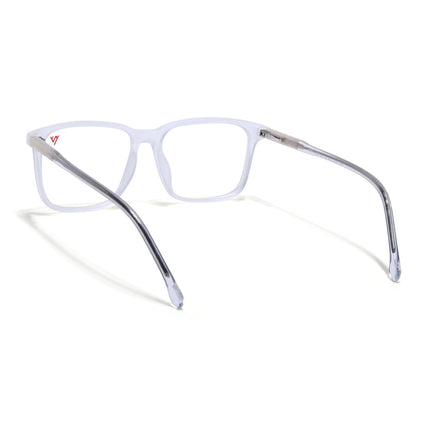 Voyage Transparent Square Eyeglasses for Men & Women - MG4778-C7