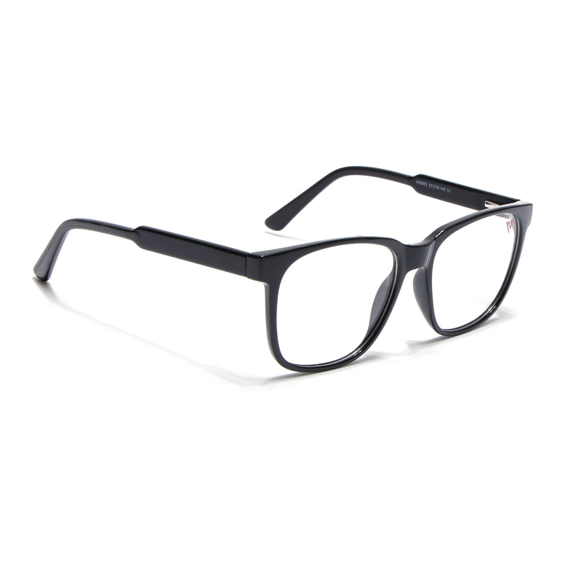 Voyage Shine Black Square Eyeglasses for Men & Women - MG4779-C1