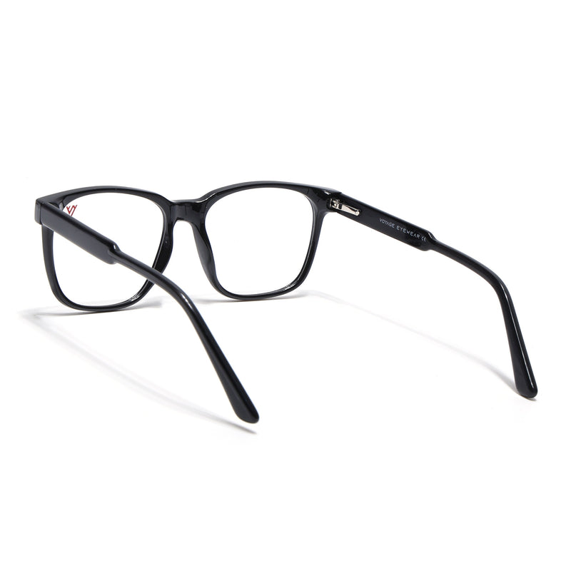 Voyage Shine Black Square Eyeglasses for Men & Women - MG4779-C1