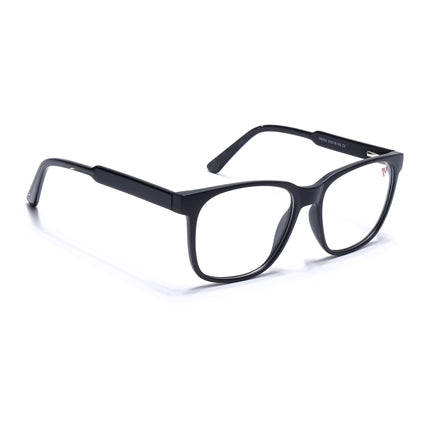 Voyage Matt Black Square Eyeglasses for Men & Women - MG4780-C2