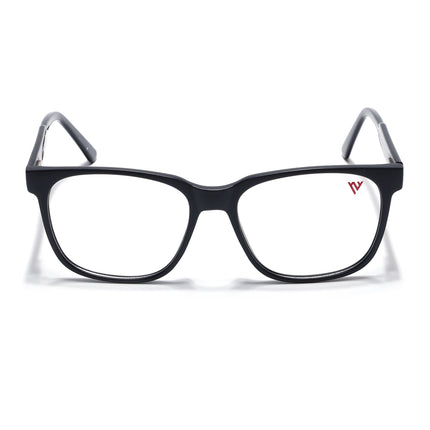 Voyage Matt Black Square Eyeglasses for Men & Women - MG4780-C2