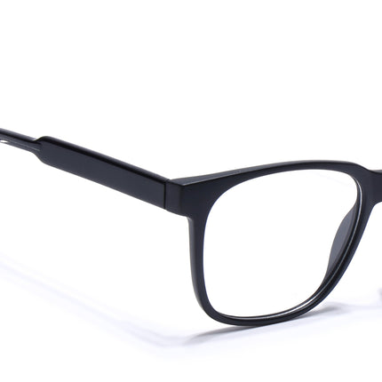 Voyage Matt Black Square Eyeglasses for Men & Women - MG4780-C2