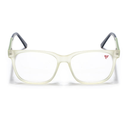 Voyage Transparent Yellow Square Eyeglasses for Men & Women - MG4782-C4