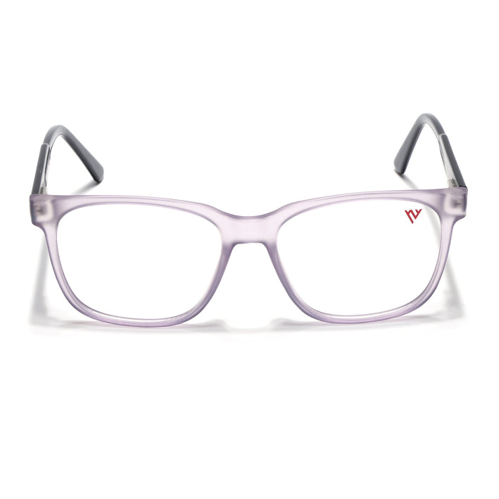 Voyage Transparent Purple Square Eyeglasses for Men & Women - MG4784-C6