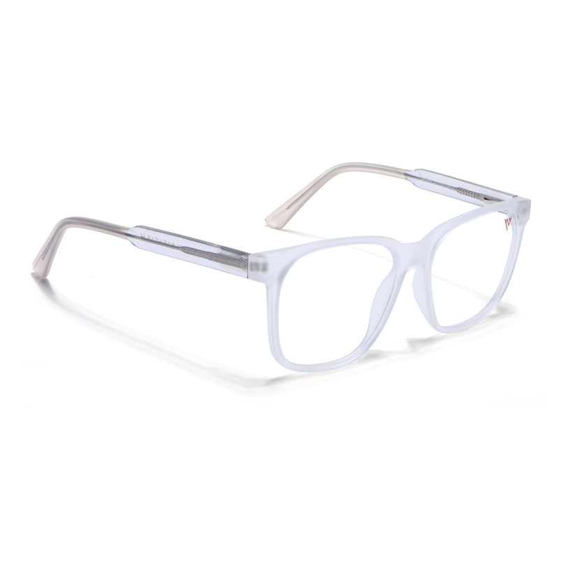 Voyage Transparent Square Eyeglasses for Men & Women - MG4785-C7