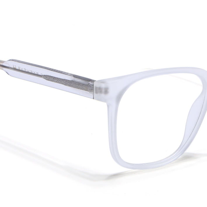 Voyage Transparent Square Eyeglasses for Men & Women - MG4785-C7