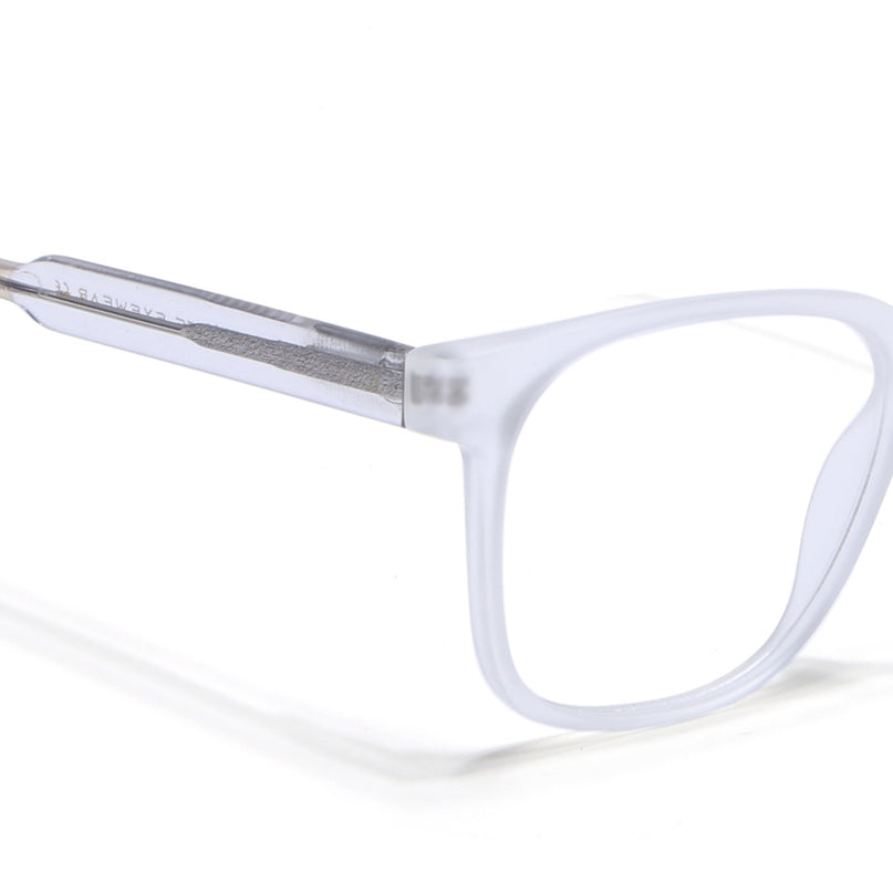 Voyage Transparent Square Eyeglasses for Men & Women - MG4785-C7