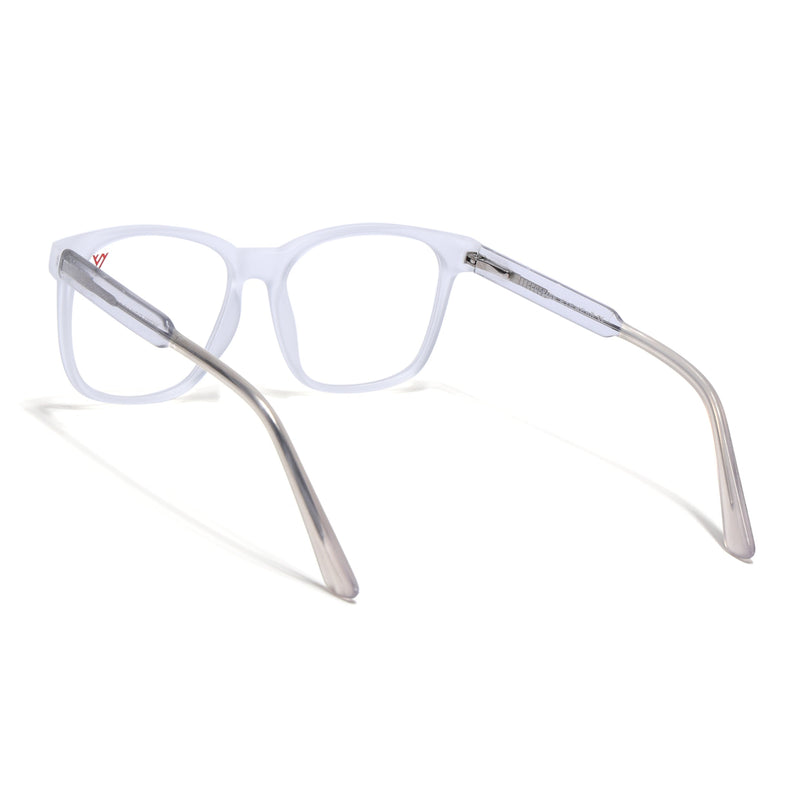 Voyage Transparent Square Eyeglasses for Men & Women - MG4785-C7