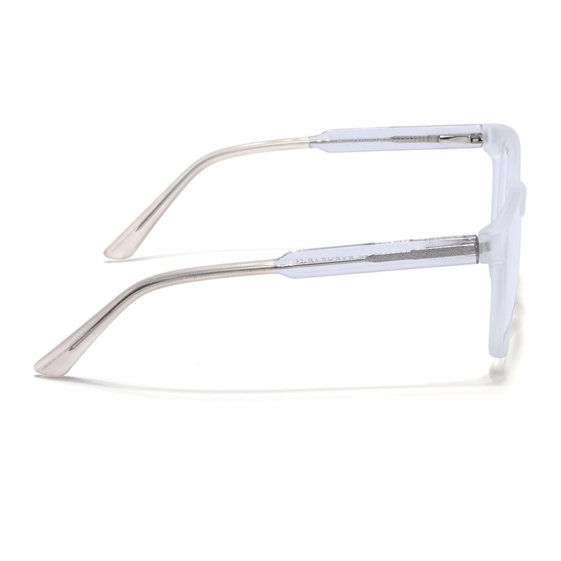 Voyage Transparent Square Eyeglasses for Men & Women - MG4785-C7