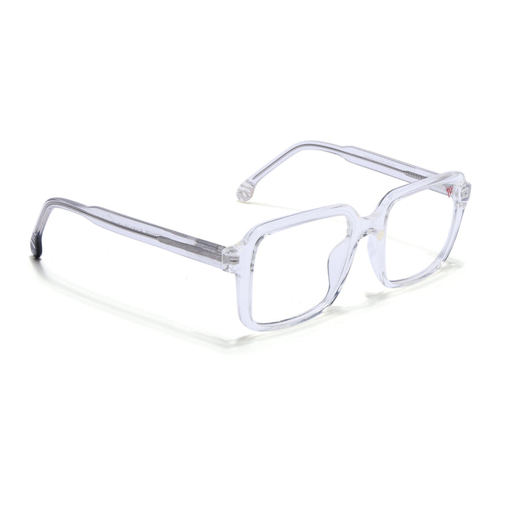 Voyage Transparent Square Eyeglasses for Men & Women - MG4788-C3