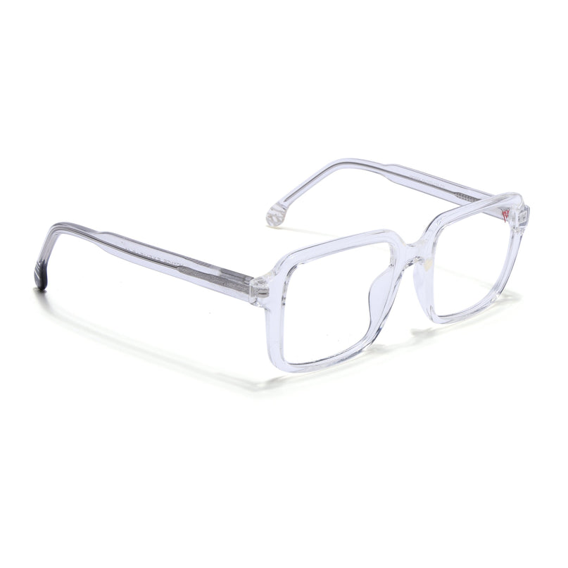 Voyage Transparent Square Eyeglasses for Men & Women - MG4788-C3
