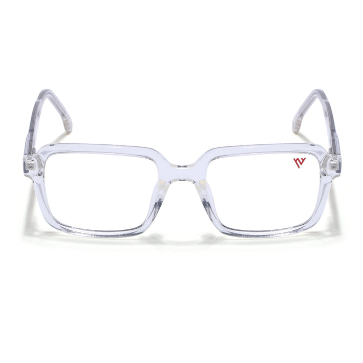 Voyage Transparent Square Eyeglasses for Men & Women - MG4788-C3