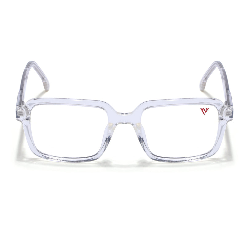 Voyage Transparent Square Eyeglasses for Men & Women - MG4788-C3