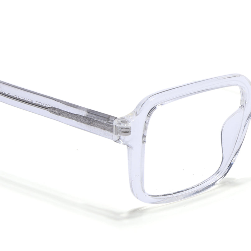 Voyage Transparent Square Eyeglasses for Men & Women - MG4788-C3