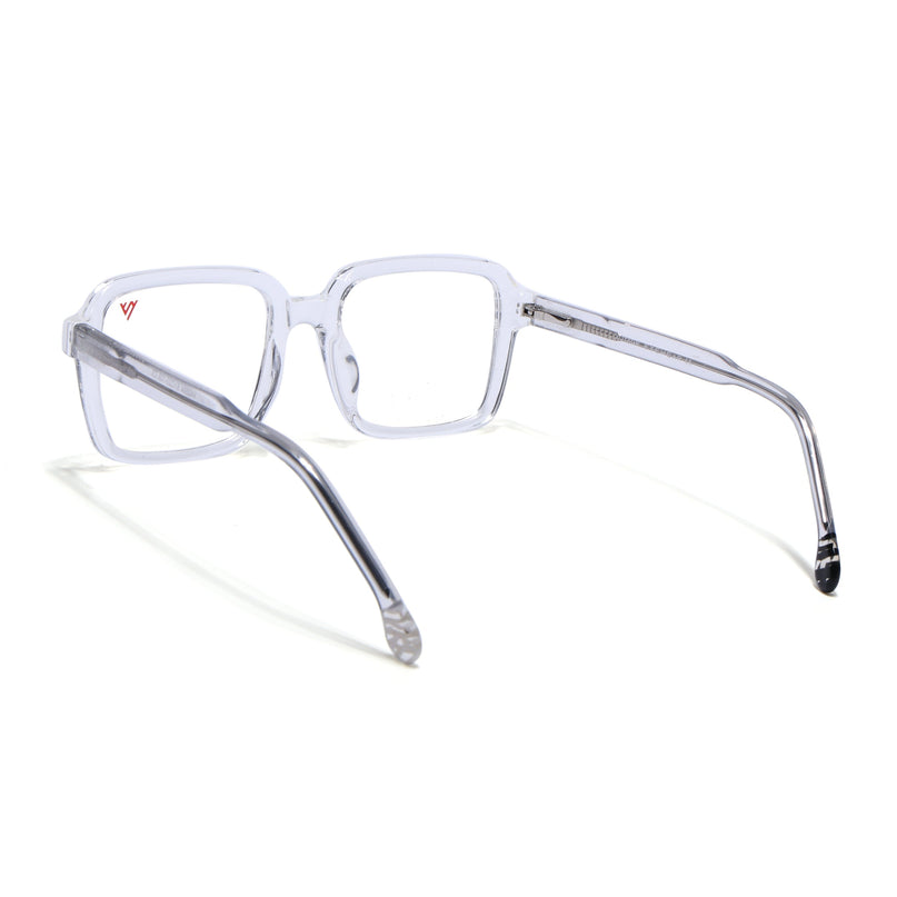 Voyage Transparent Square Eyeglasses for Men & Women - MG4788-C3