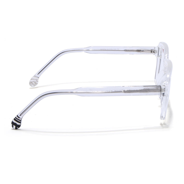 Voyage Transparent Square Eyeglasses for Men & Women - MG4788-C3