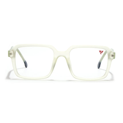 Voyage Transparent Yellow Square Eyeglasses for Men & Women - MG4789-C4