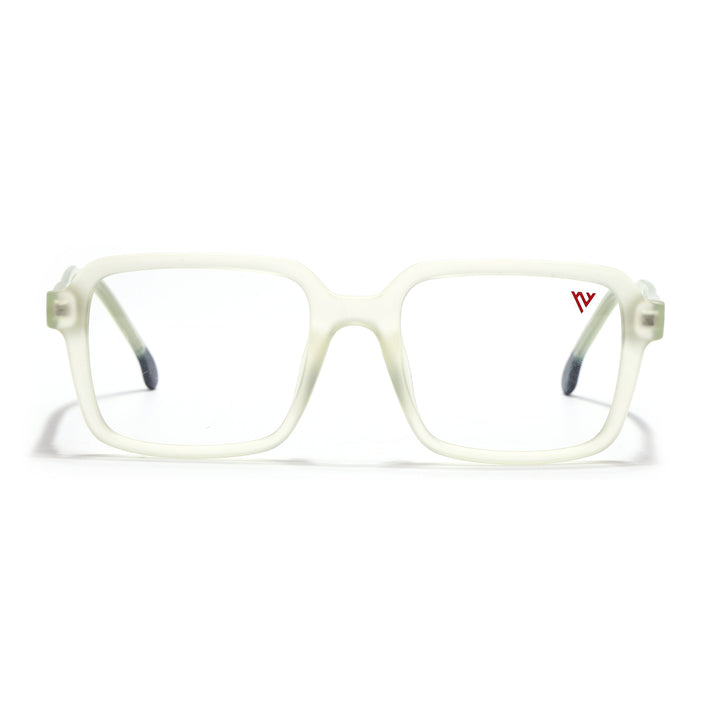 Voyage Transparent Yellow Square Eyeglasses for Men & Women - MG4789-C4