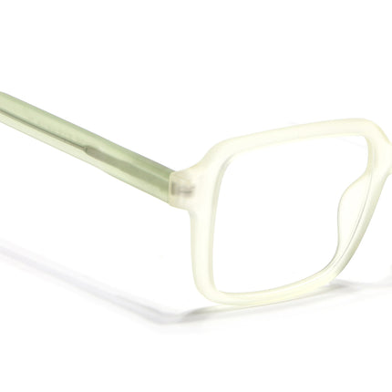 Voyage Transparent Yellow Square Eyeglasses for Men & Women - MG4789-C4