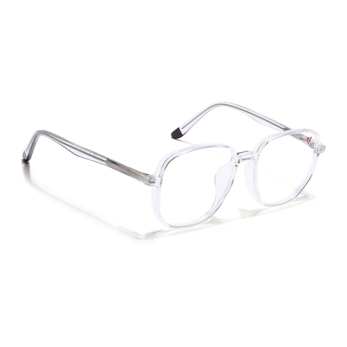 Voyage Transparent Geometric Eyeglasses for Men & Women - MG4795-C3