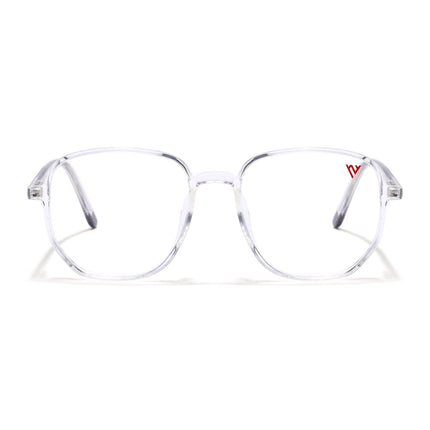 Voyage Transparent Geometric Eyeglasses for Men & Women - MG4795-C3