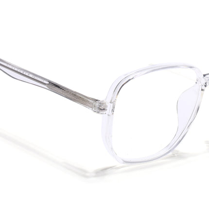 Voyage Transparent Geometric Eyeglasses for Men & Women - MG4795-C3