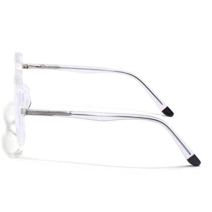 Voyage Transparent Geometric Eyeglasses for Men & Women - MG4795-C3
