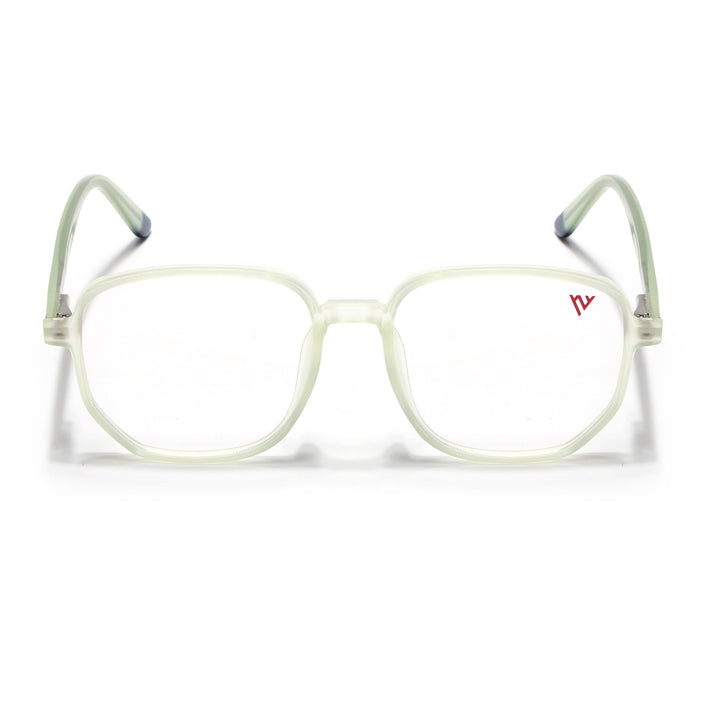 Voyage Transparent Yellow Geometric Eyeglasses for Men & Women - MG4796-C4