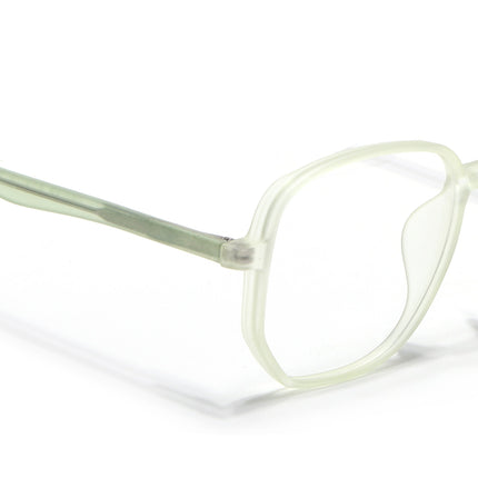 Voyage Transparent Yellow Geometric Eyeglasses for Men & Women - MG4796-C4