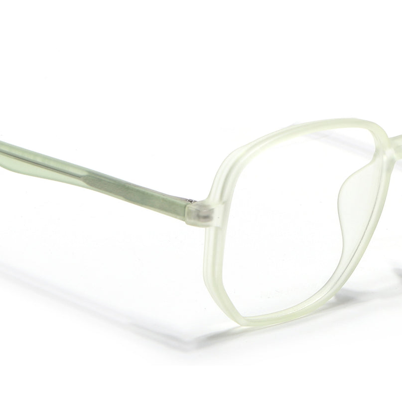Voyage Transparent Yellow Geometric Eyeglasses for Men & Women - MG4796-C4