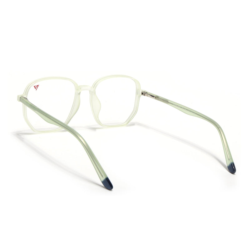 Voyage Transparent Yellow Geometric Eyeglasses for Men & Women - MG4796-C4