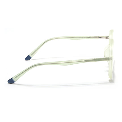 Voyage Transparent Yellow Geometric Eyeglasses for Men & Women - MG4796-C4