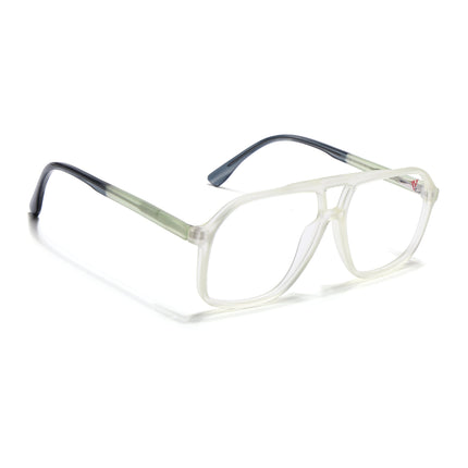 Voyage Maverick Transparent Yellow Wayfarer Eyeglasses for Men & Women - MG4803-C4