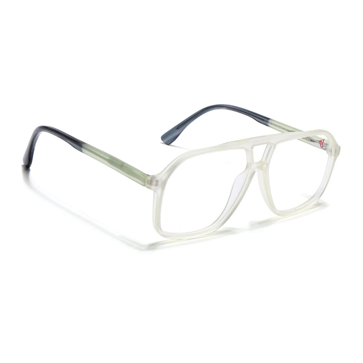 Voyage Maverick Transparent Yellow Wayfarer Eyeglasses for Men & Women - MG4803-C4