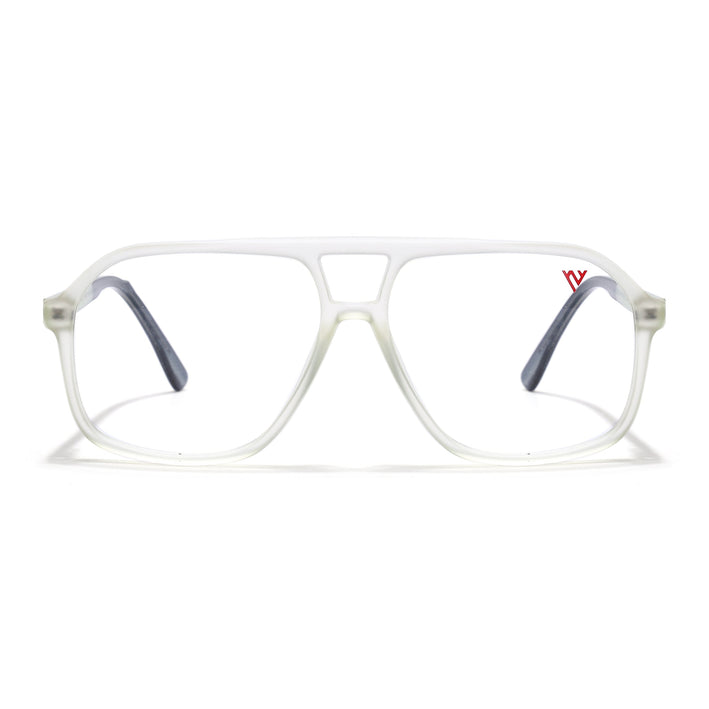 Voyage Maverick Transparent Yellow Wayfarer Eyeglasses for Men & Women - MG4803-C4