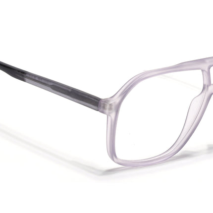 Voyage Maverick Transparent Purple Wayfarer Eyeglasses for Men & Women - MG4805-C6