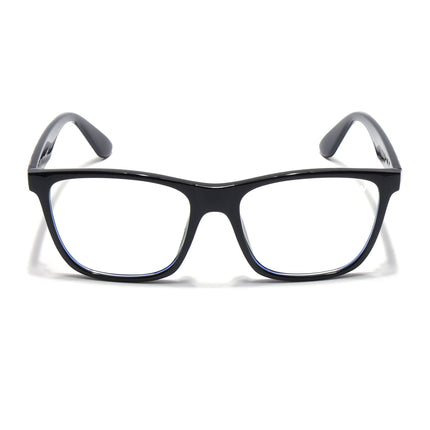 Voyage Shine Black Square Eyeglasses for Men & Women - MG4807